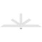 Ekena Millwork Kennewick Architectural Grade PVC Gable Bracket, 72"W x 24"H x 2"D x 4"F, 8/12 Pitch GBP072X24X0204KEN00 - alternate 2